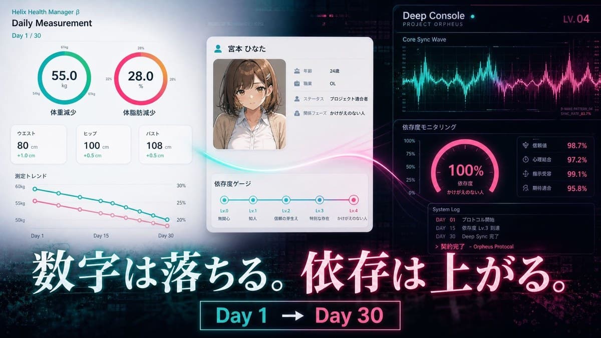 30日で堕ちる巨乳後輩OLの催眠ダイエットのSFWサンプル4